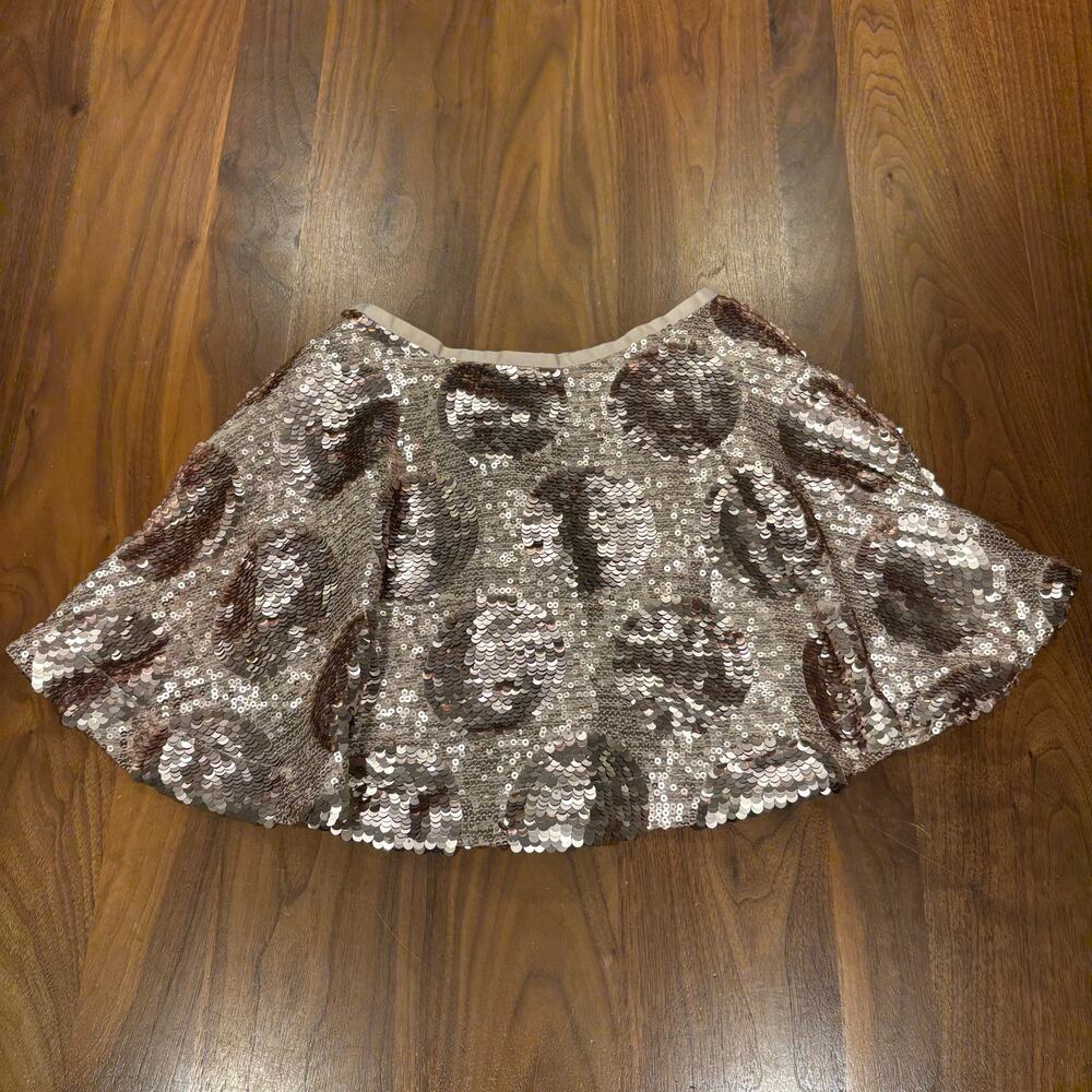 Size 9-10 MIni Boden Pink Sequin Circle Skirt